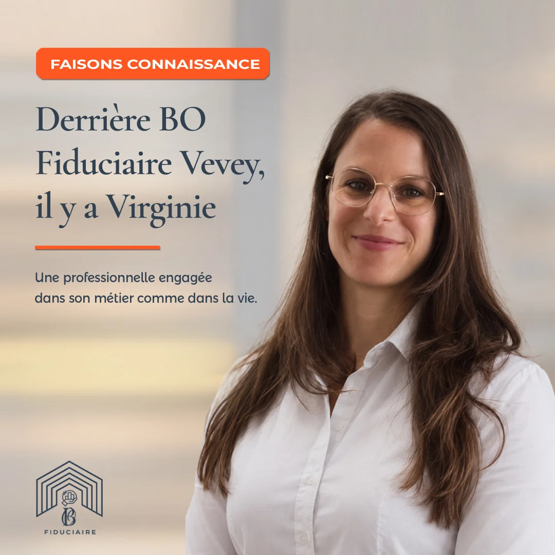 Portrait de Virginie Brissonnette, BO Fiduciaire Vevey. Texte disponible dans « Lire les textes du carrousel ».